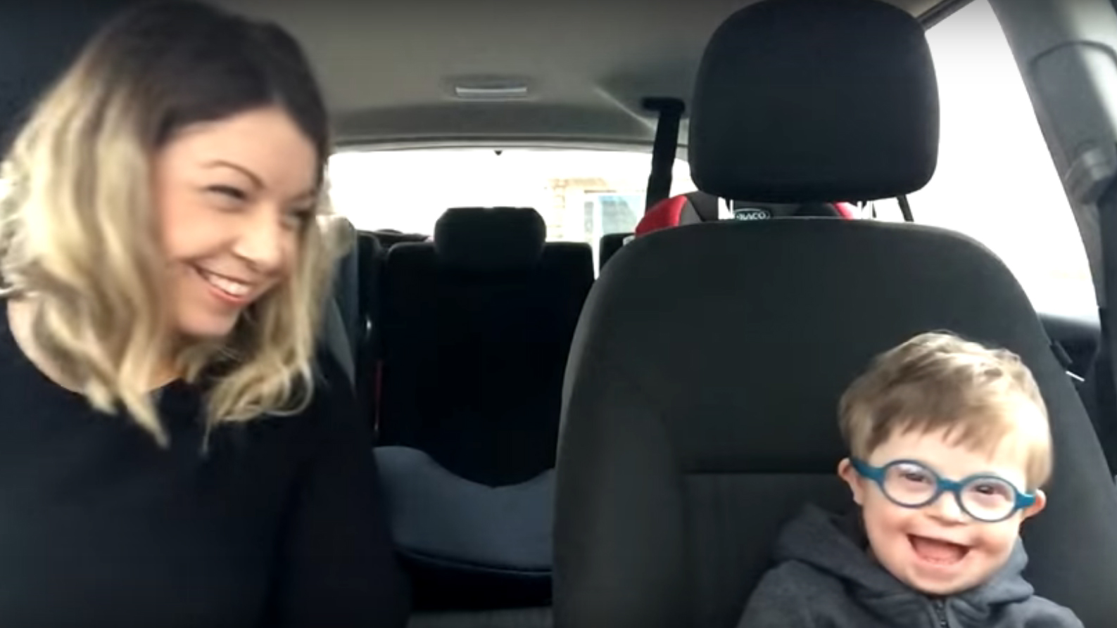 Mums' heartwarming Carpool Karaoke video with their Down syndrome children goes viral