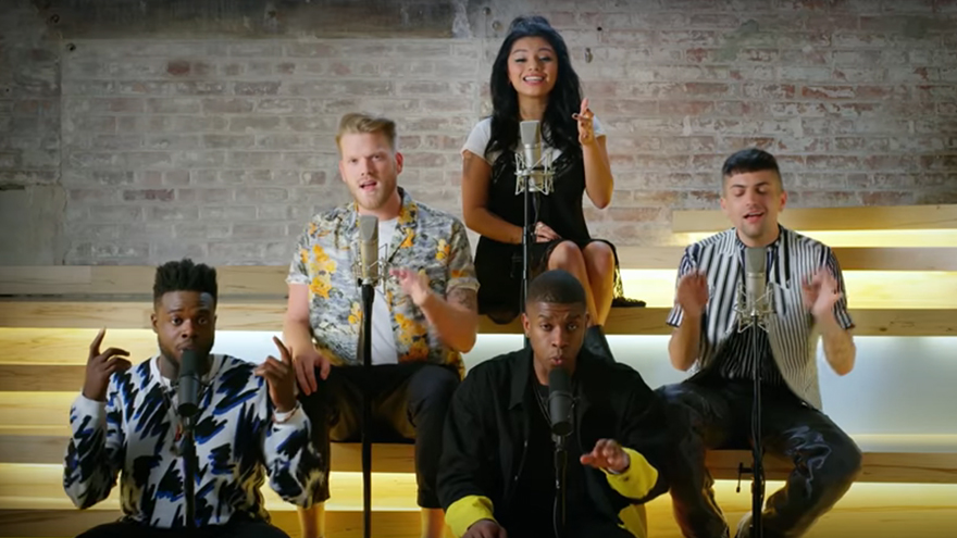Pentatonix release pop medley of all the songs from their new album - and it will blow you away!