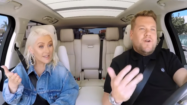 Watch Christina Aguilera's Carpool Karaoke featuring a big movie star