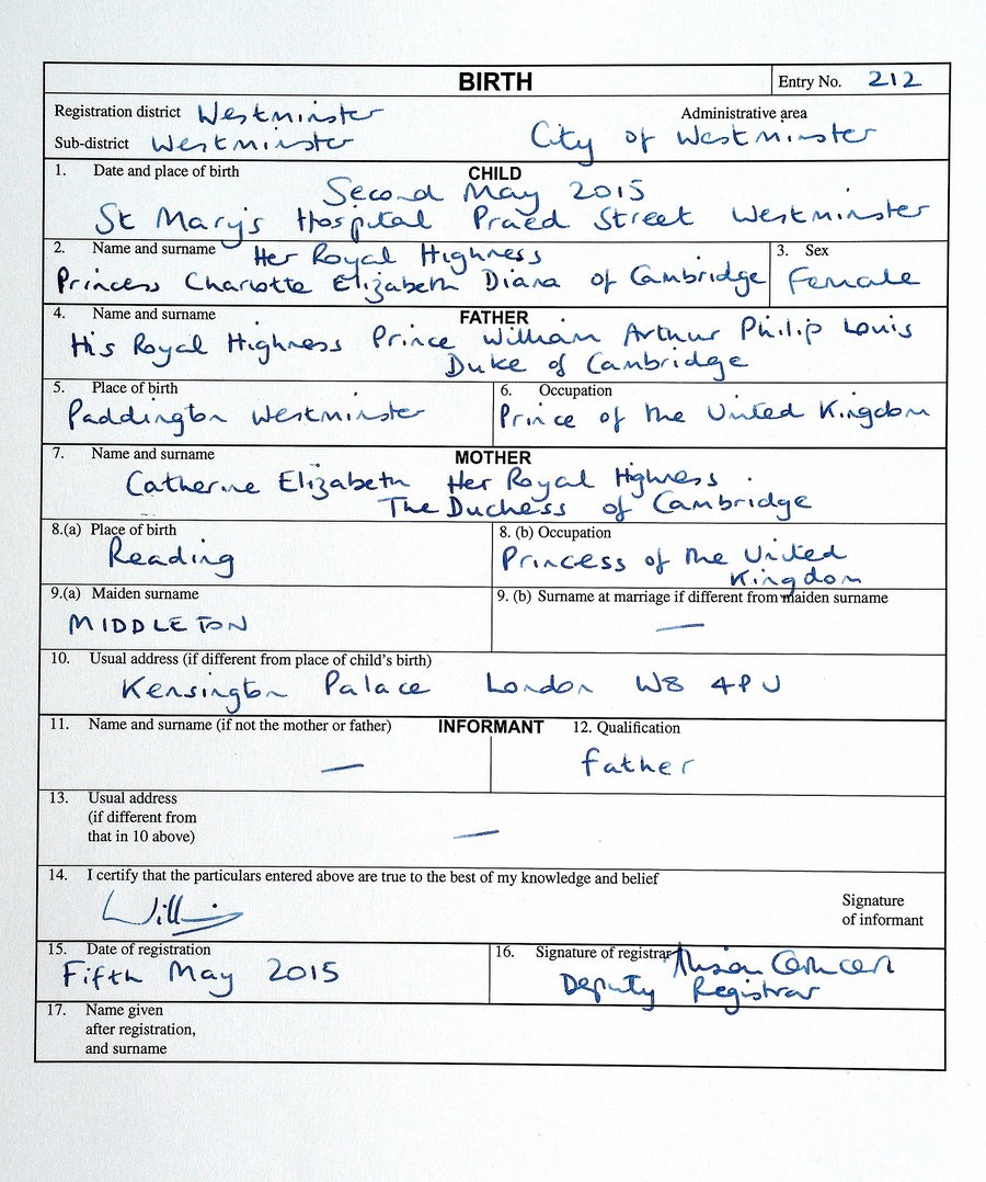 You won't Believe This.. 26+ Reasons for Archie Prince George Birth Certificate! Lady jane fellowes, prince harry's aunt on his mother's side, was among the first to meet archie, keeping the. You won't Believe This.. 26+ Reasons for Archie Prince George Birth Certificate! Lady jane fellowes, prince harry's aunt on his mother's side, was among the first to meet archie, keeping the.
