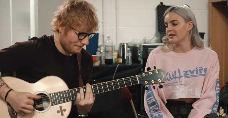 Ed Sheeran singing an acoustic version of '2002' with Anne-Marie is total goals!