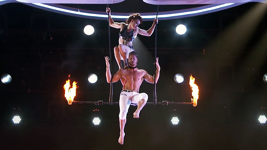 America's Got Talent audience left shocked after trapeze stunt goes horribly wrong