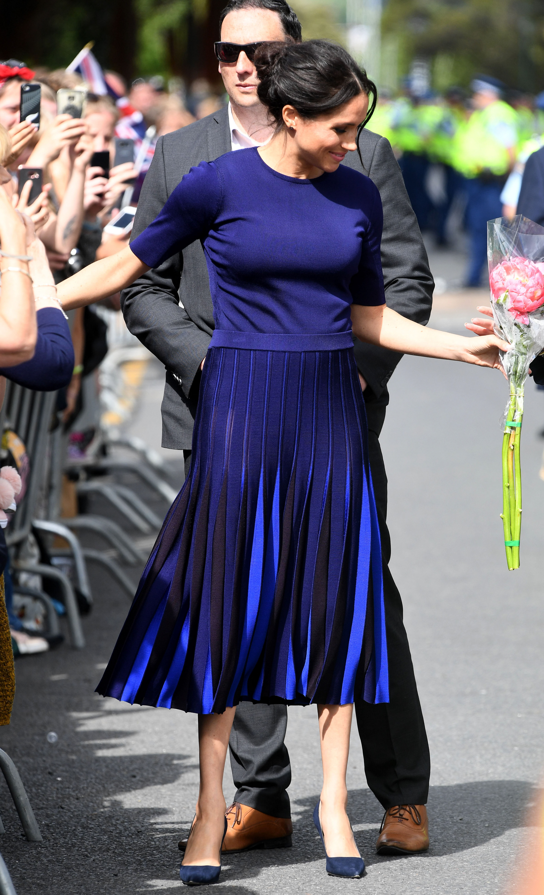 Meghan Markle Suffers An Apparent Wardrobe Malfunction With See