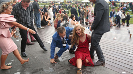 PHOTOS: The drunken aftermath of the Melbourne Cup 2018