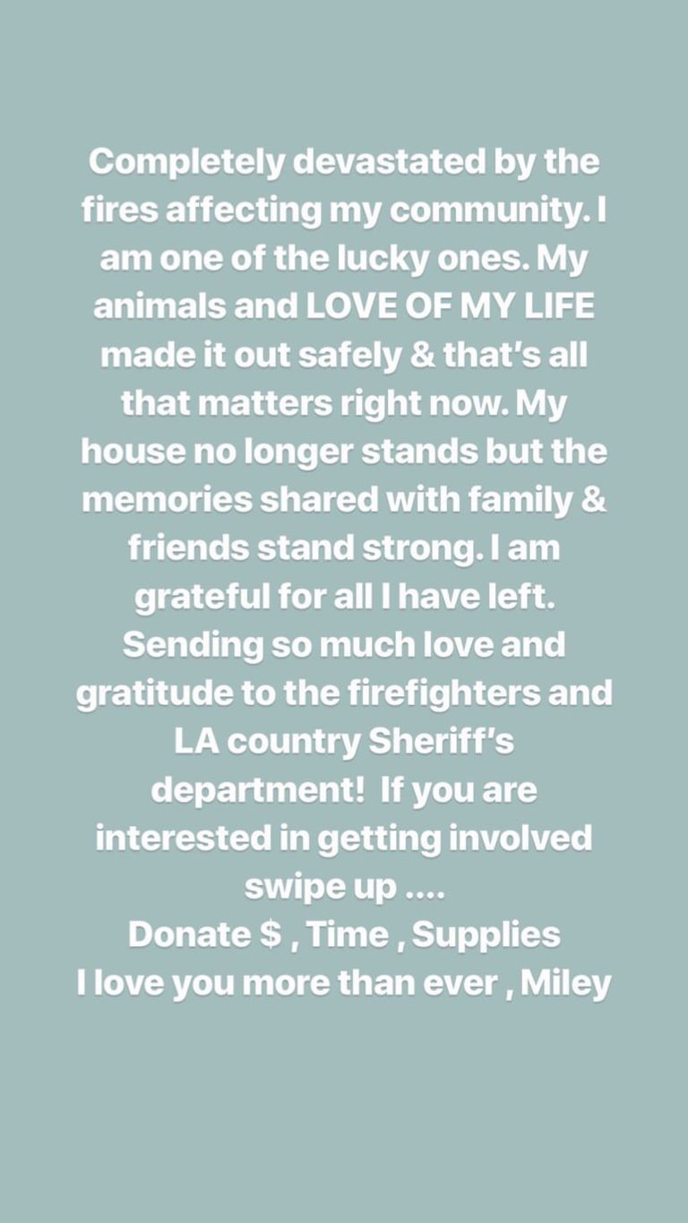 Miley Cyrus. Photo / Instagram