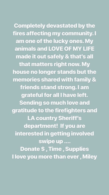 Miley Cyrus. Photo / Instagram