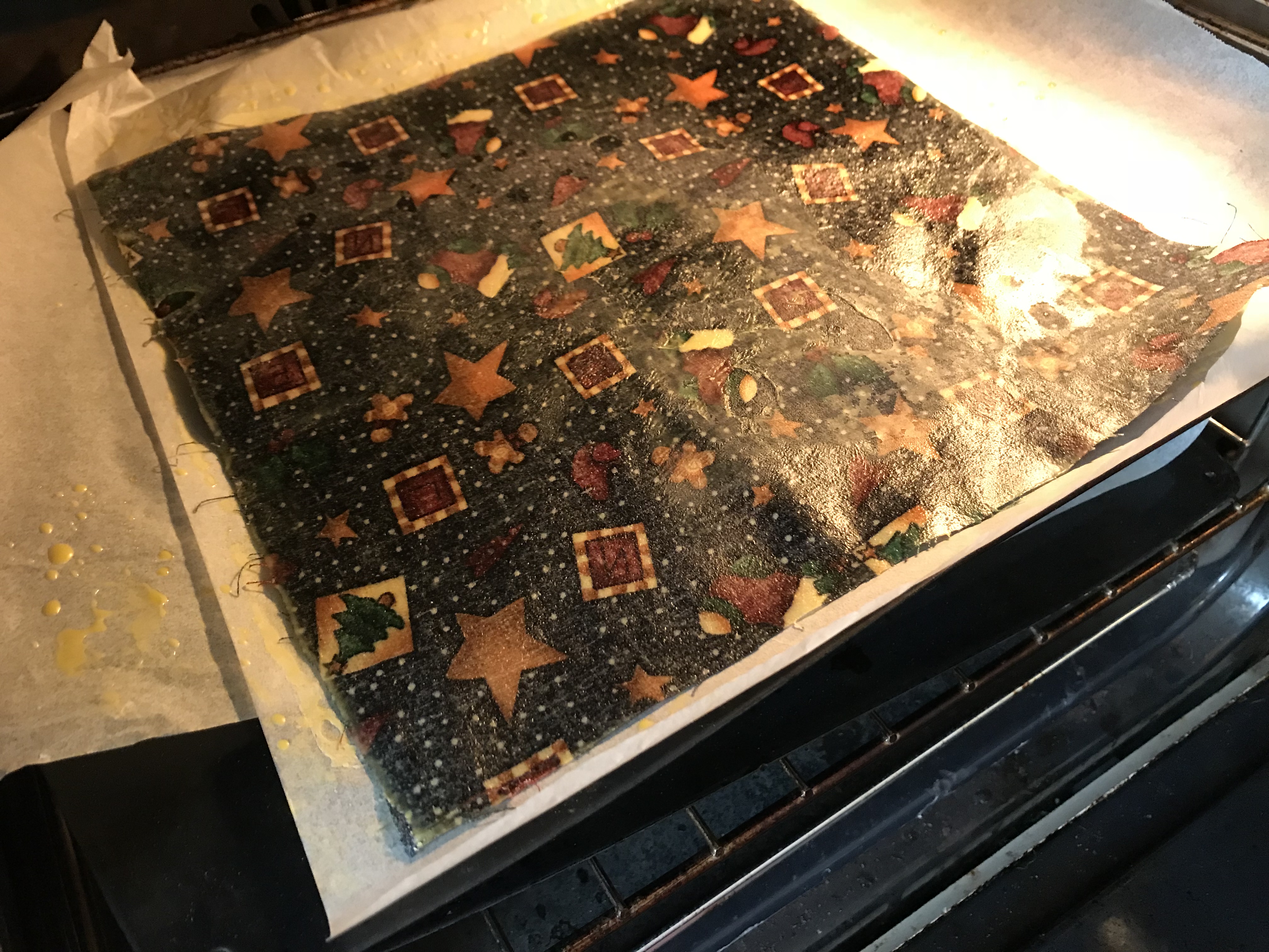 Flipped this one over as I may have added a little too much wax, need to melt through more