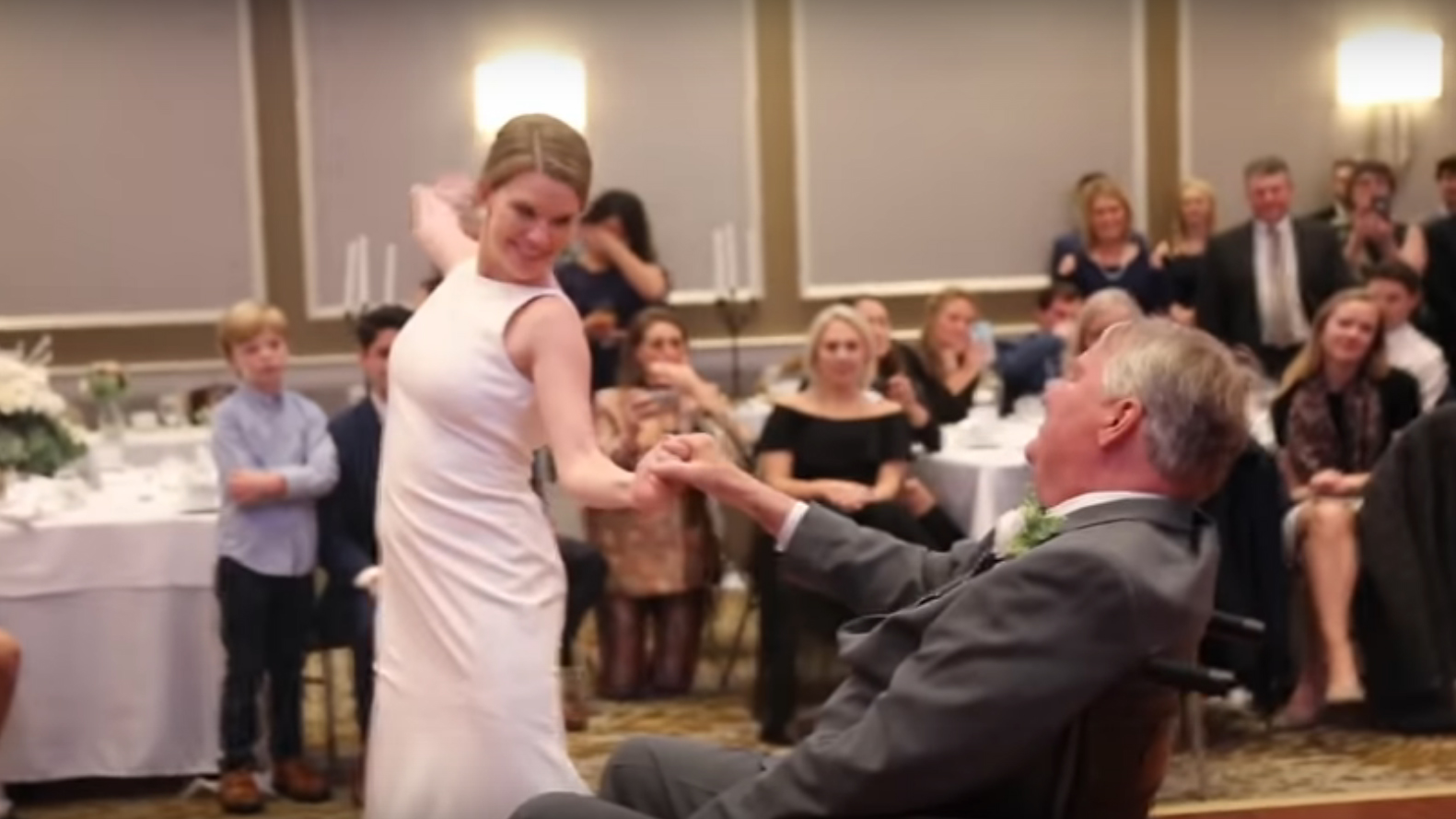 This bride's emotional dance with her terminally ill father in wheelchair will give you all the feels!