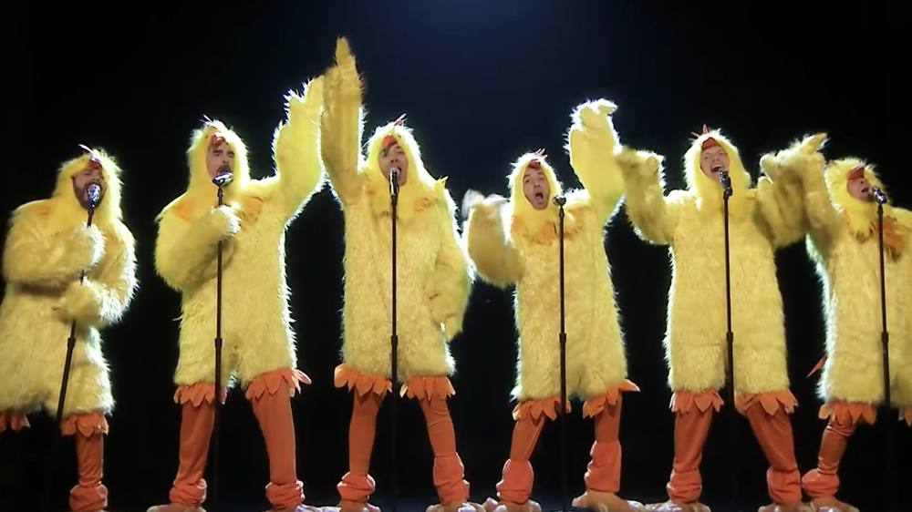 Watch the Backstreet Boys perform their hit song entirely in chicken ‘clucks’ …