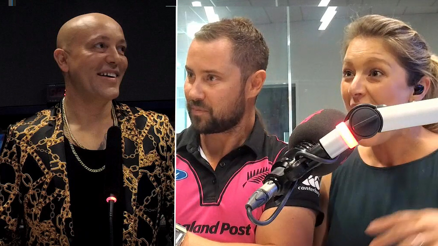 René from '90s band Aqua shows off his Māori tattoo to Sam & Toni!