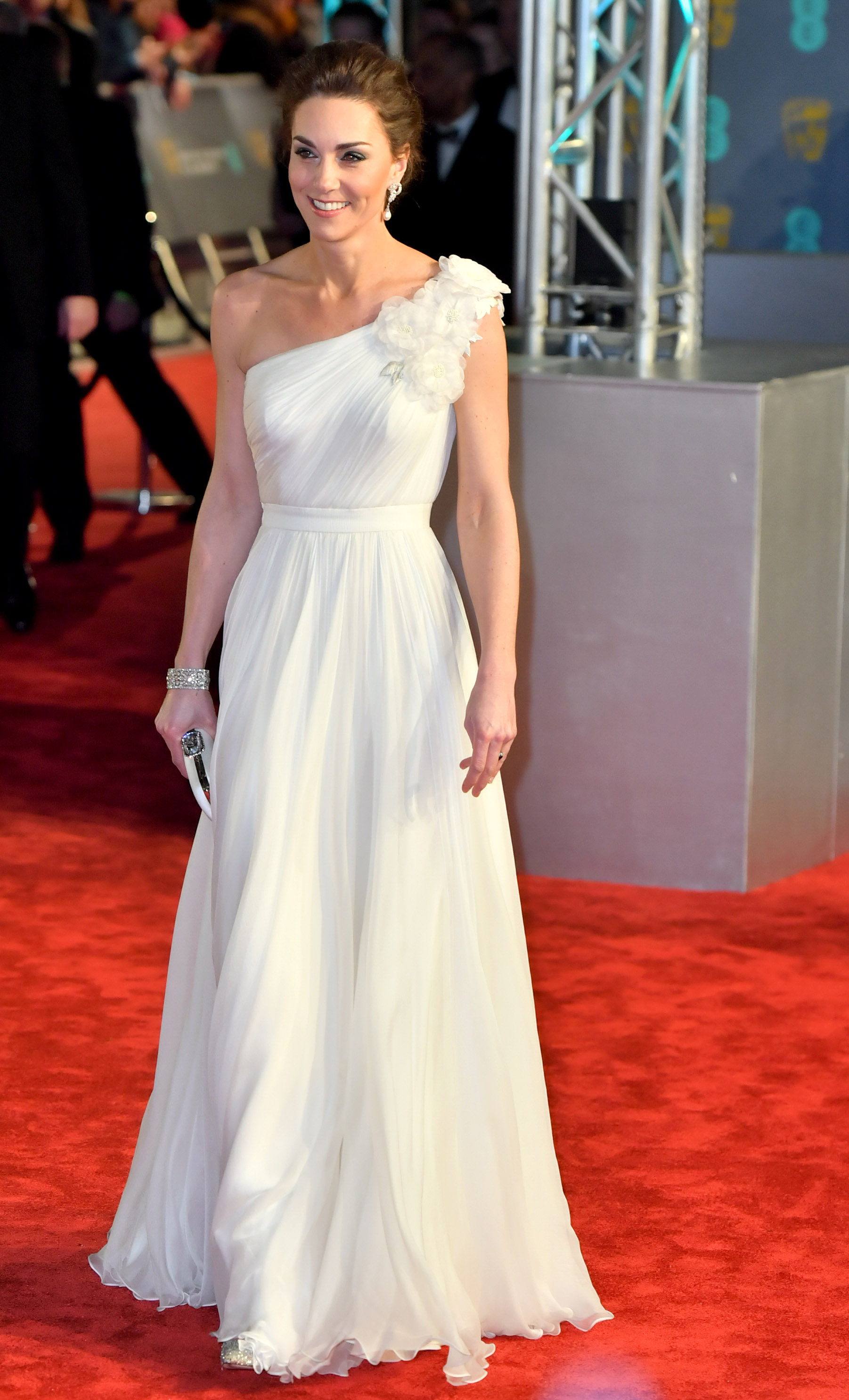 kate middleton one shoulder dress