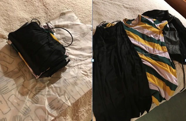 Ekkkkkk back at the Castle unwrapping fab clothes