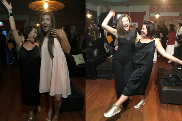 After Party with our VIP Winner and Celia