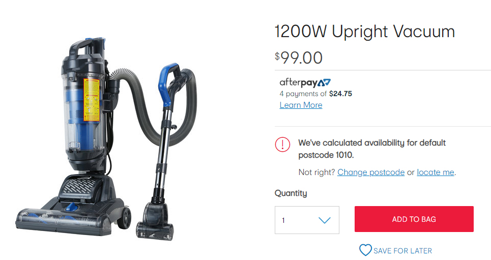 This cheap Kmart vacuum cleaner is going viral for being 'better' than $600  version