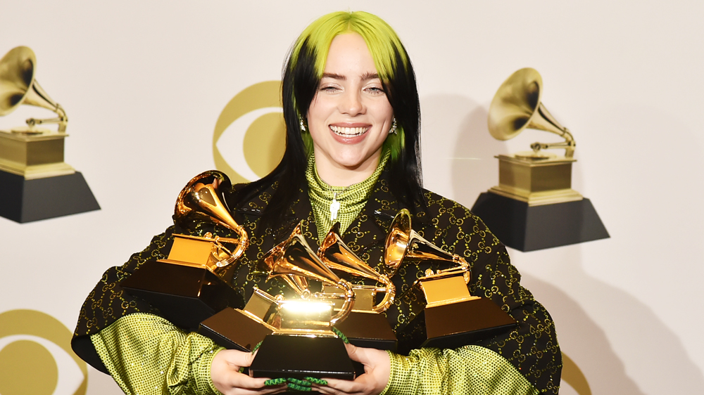 Singer Billie Eilish makes history with her 2020 Grammy Awards wins