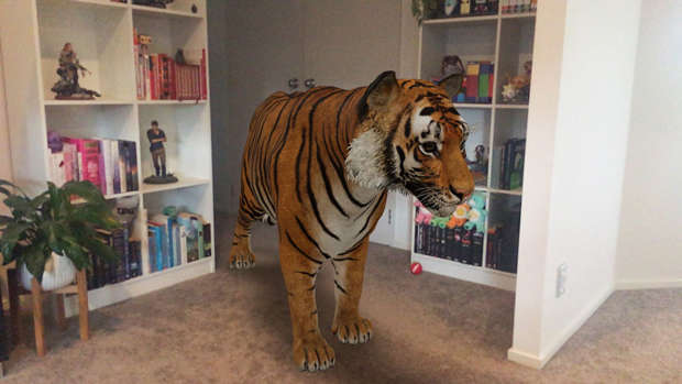 3d ar zoo of animals that