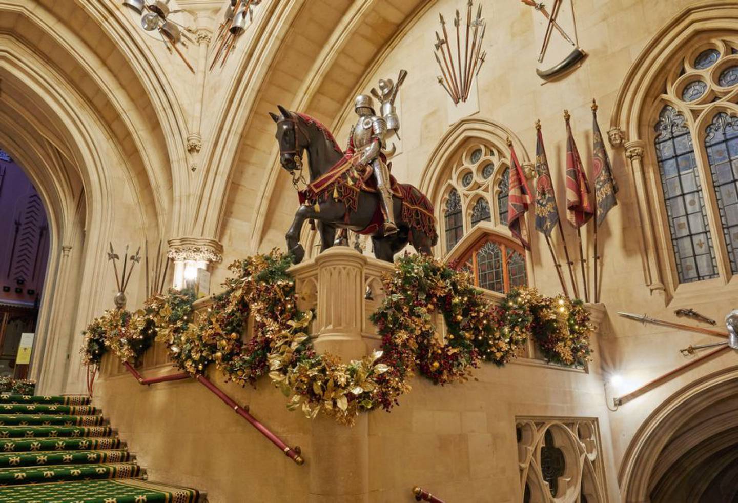 Queen Elizabeth and Prince Philip's jawdropping Christmas decorations