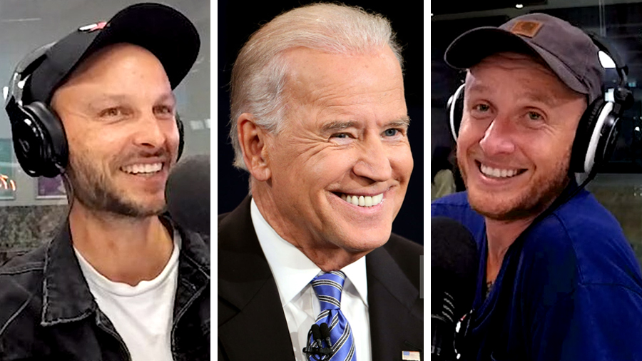 Watch Jono and Ben's EXCLUSIVE interview with new US President Joe Biden
