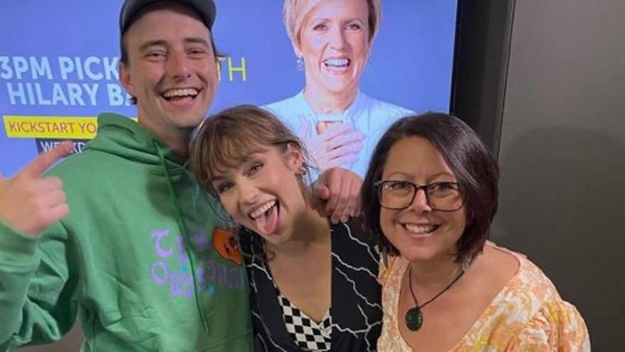 Foley serenade Estelle in the studio with their new single