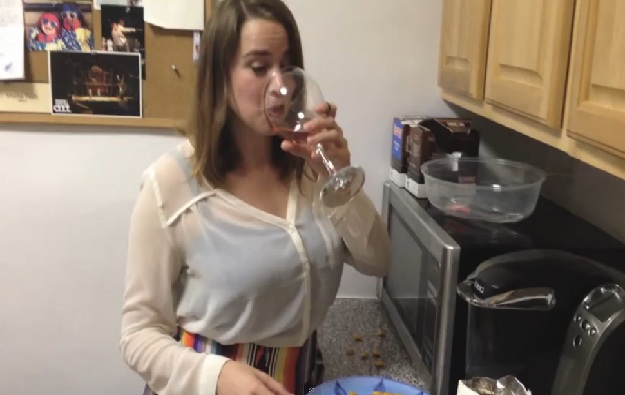 This wife is drunk and hungry, we've all been there, right?!