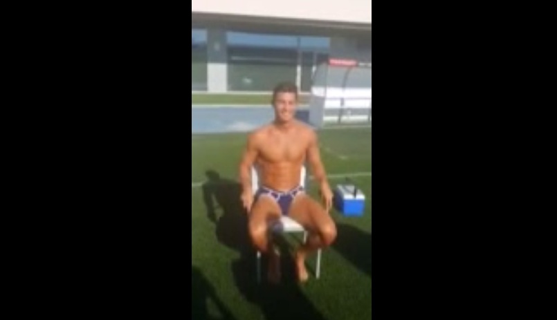 Cristiano Ronaldo does Ice Challenge in undies, nominates Beyonce