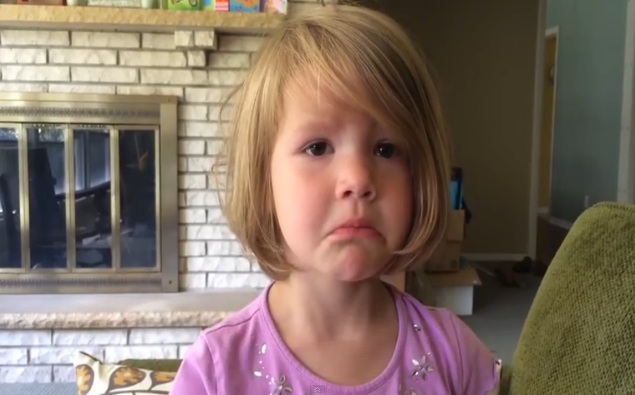 4 year old learns the hard way what 'delete' is! Sooo cute!!!