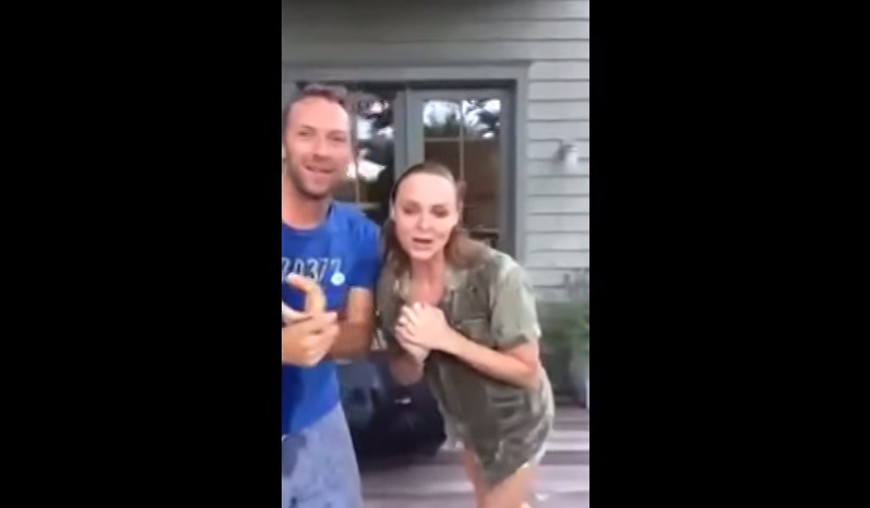 Chris Martin's Ice Bucket Challenge