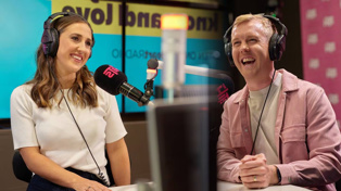 Polly "P.J." Harding and Matty McLean are hosting The Hits Drive show in 2024. Photo / NZME