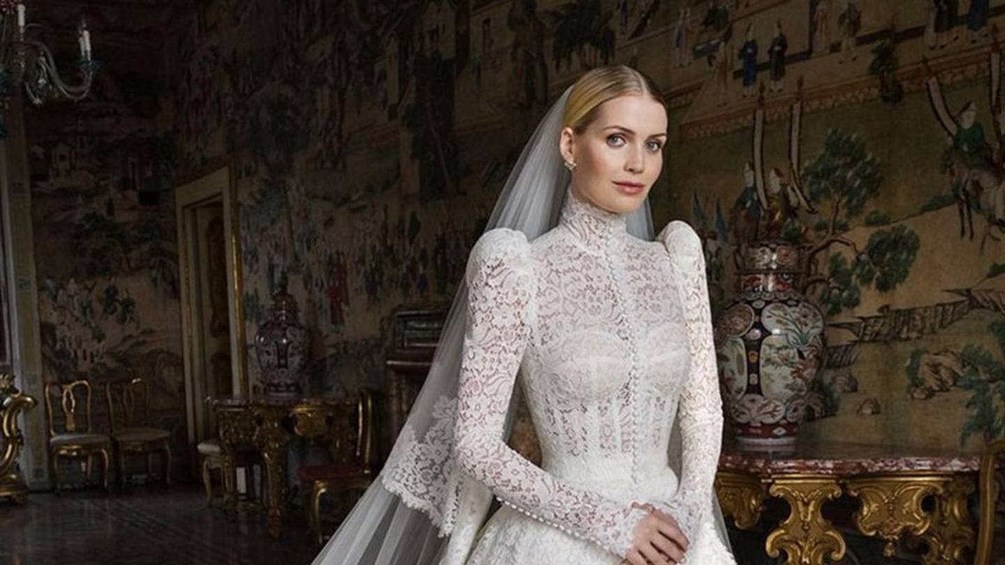 Princess Diana's niece Lady Kitty Spencer wore five Dolce & Gabbana gowns at her wedding - Vimarsana News