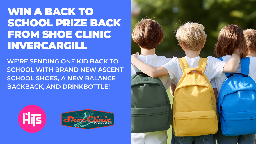 Win a back-to-school prize pack from Shoe Clinic Invercargill