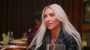 Kim Kardashian opens up about her cheeky hotline adventures. Photo / Hulu