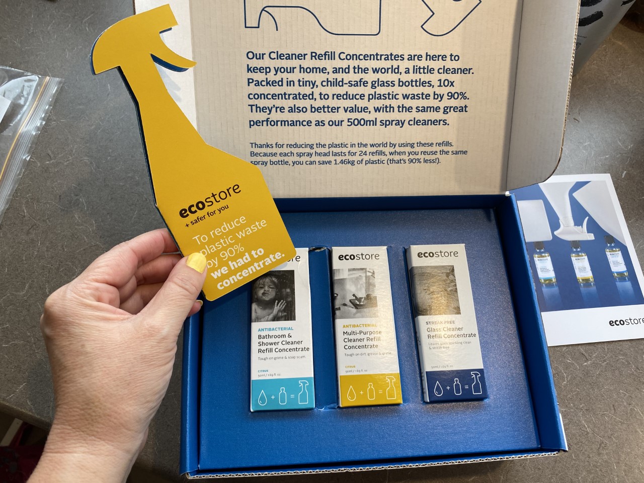 Estelle concentrates with these new products from ecostore 