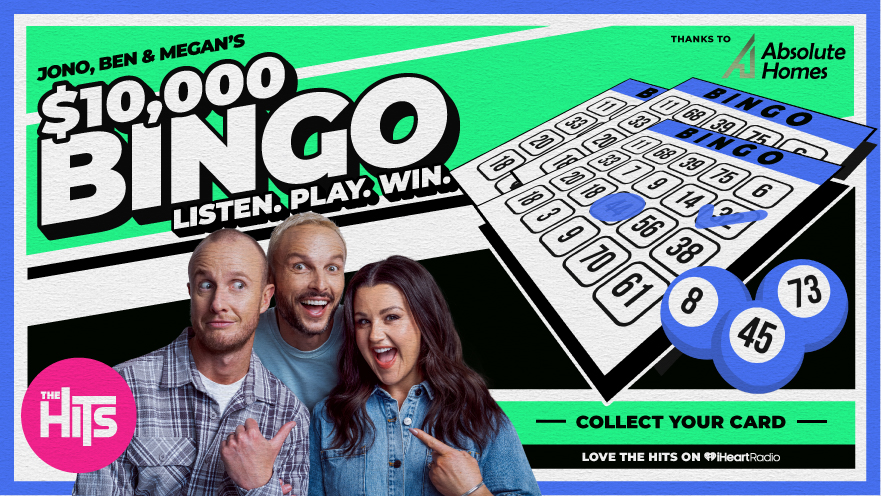 Jono, Ben & Megan’s $10,000 BINGO with Absolute Homes