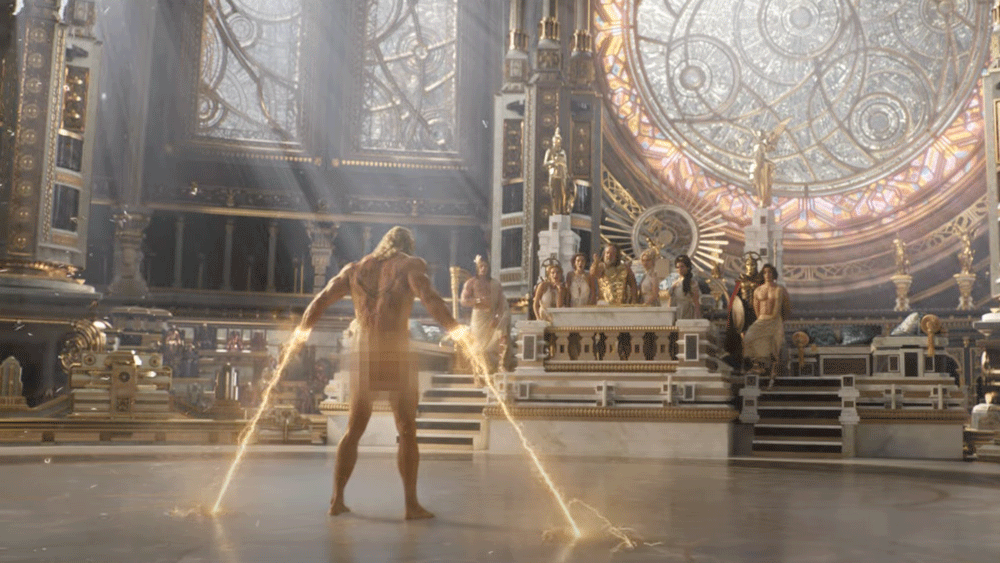 Chris Hemsworth says 'a lot of work' went into his 'Thor: Love and Thunder' nude scene