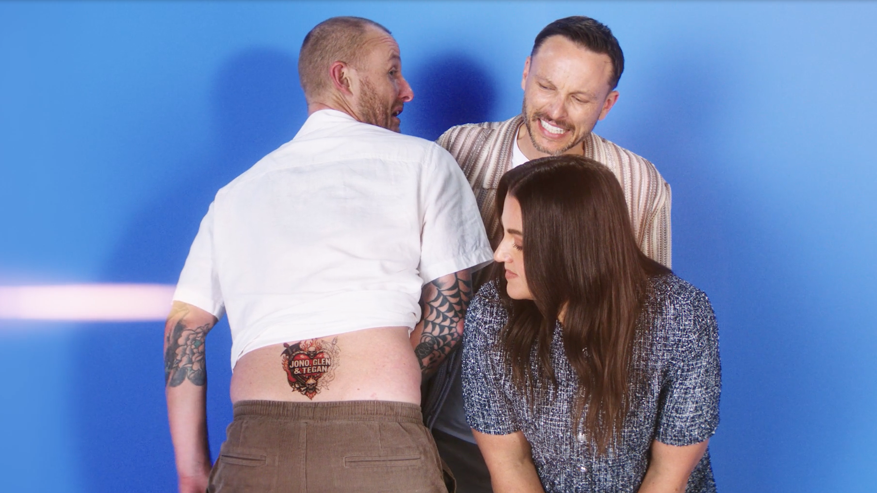 Jono got a new tattoo to prove how much he loves the show?!