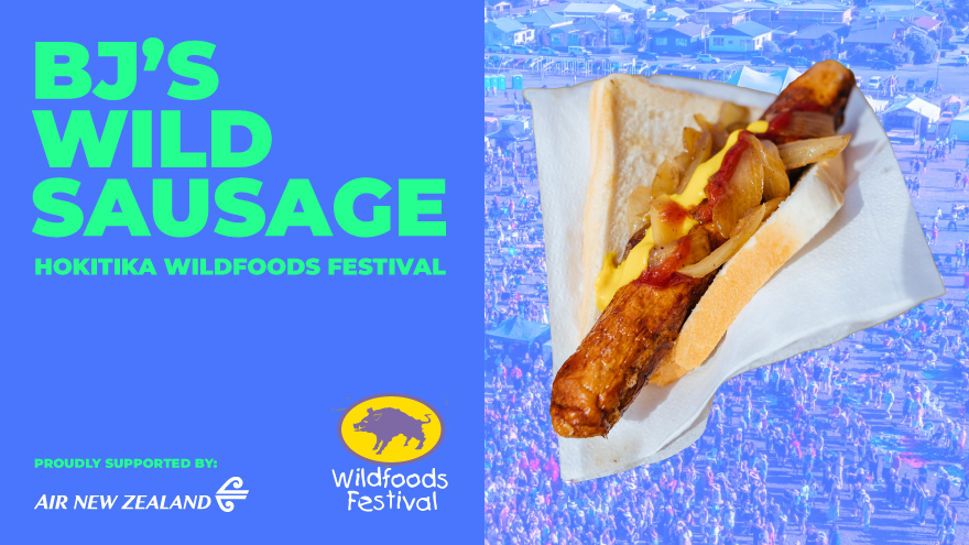 BJ's Wild Sausage with Air New Zealand