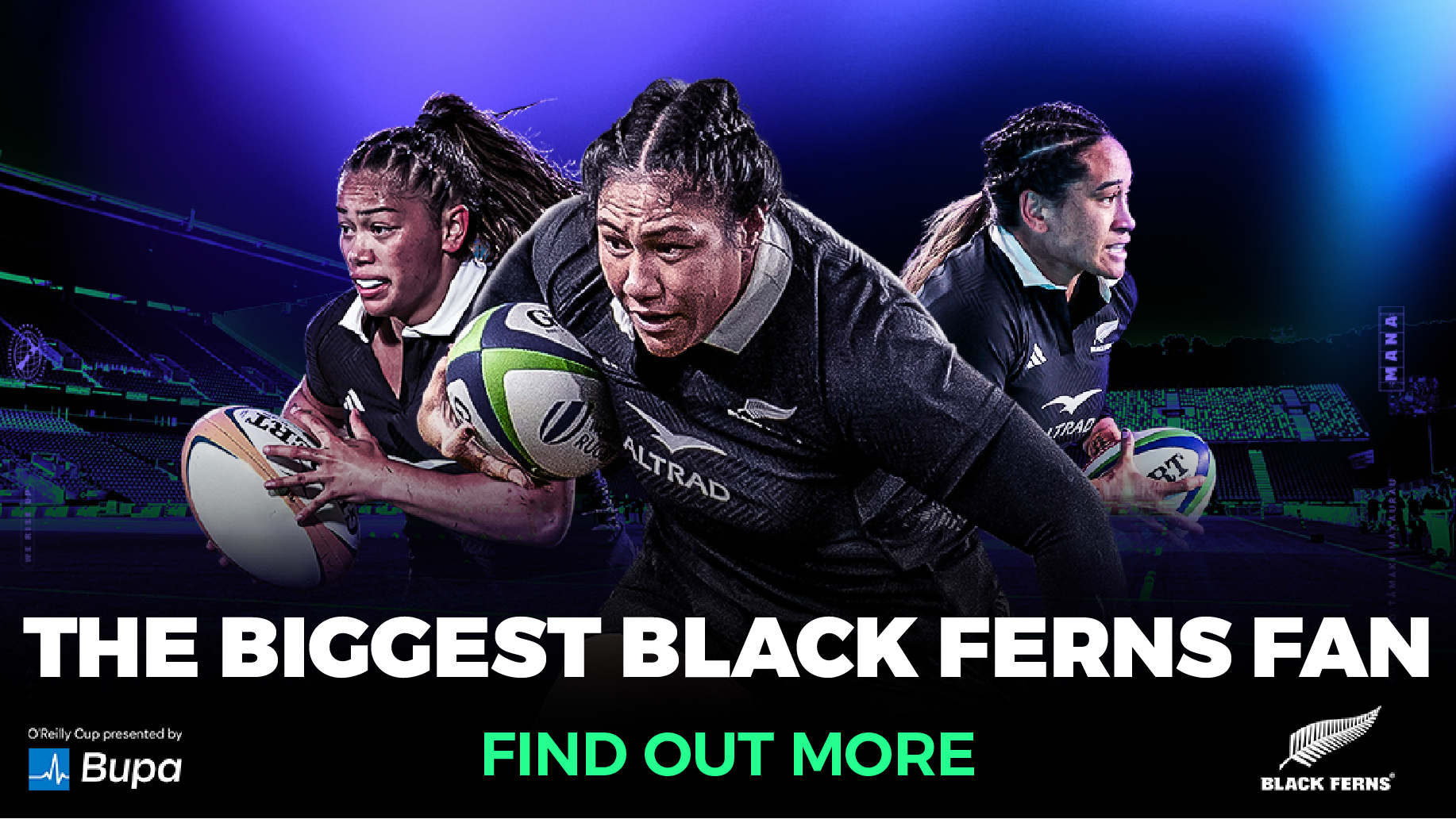 Win a free double pass to see the Black Ferns