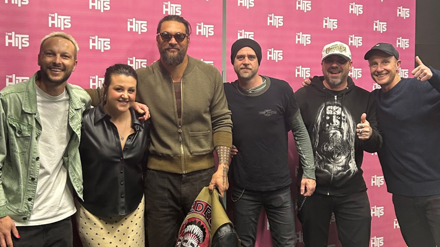 Jason Momoa's band ÖOF TATATÁ get surprised with blast from the past