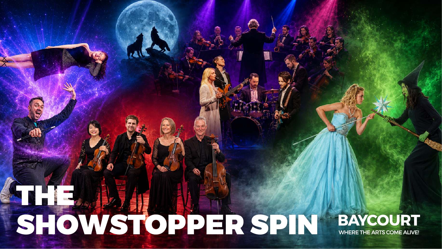 Win tickets to a Baycourt Show with the Showstopper Spin!