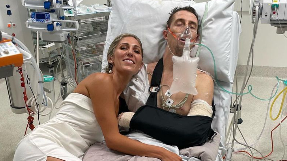 Aussie groom's 'romantic' wedding day surprise backfires, lands him in hospital