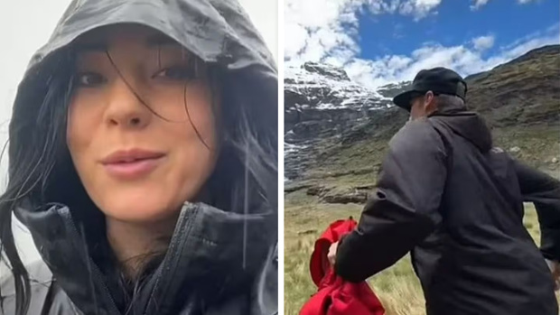 North Face have earned praise from fans after their hilarious response to a woman's New Zealand hiking fail. Photo / TikTok