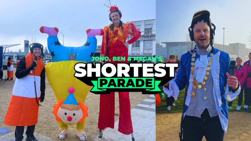 Jono, Ben & Megan's Shortest Parade