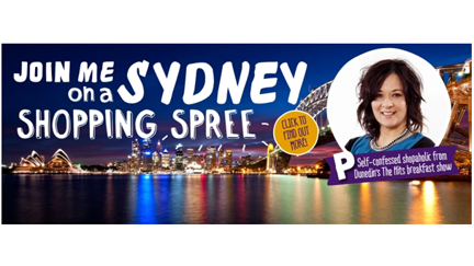 Sydney Shopping Spree with P from The Hits!