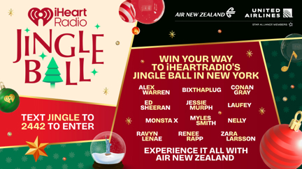 Win a trip to iHeartRadio Jingle Ball in New York City!
