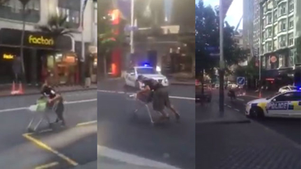 High Speed Trolley Chase In NZ