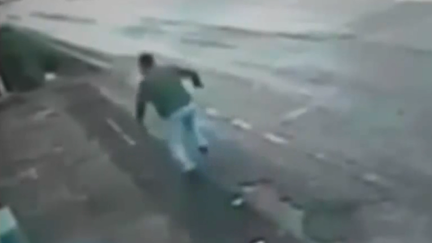 VIDEO: Man Saves Babys Life As Pram Hurtles Towards Cliff Edge