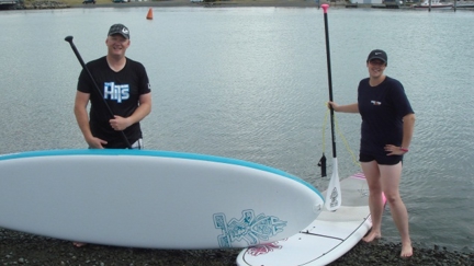 VIDEO: Martin & Sarah's Paddle Boarding Race