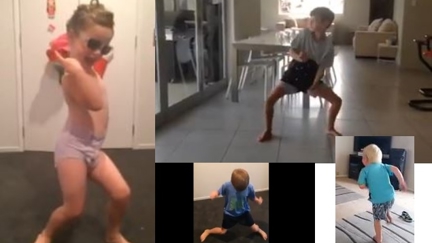 WARNING: FAR TOO CUTE! Your kids doing "Uptown Funk"!