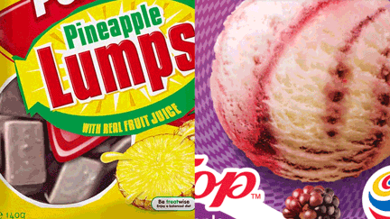 Limited edition Boysenberry Ripple ice cream flavoured Pineapple Lumps now exist