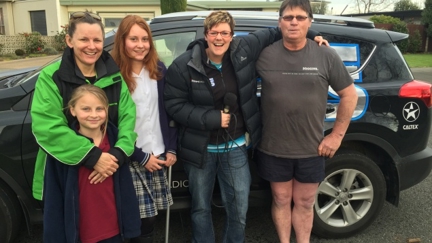 BBQ Breakup In A Car Crusher